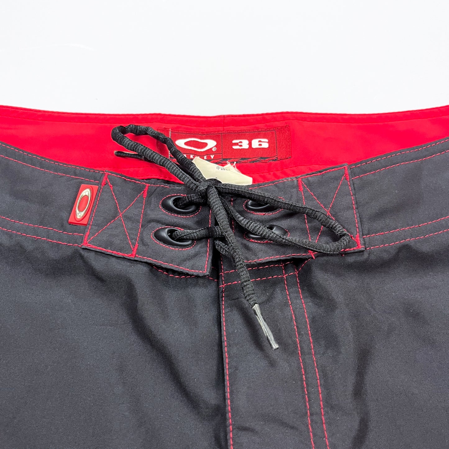 Oakley Early 2000's Flame Skull Board Shorts - Size: 36"