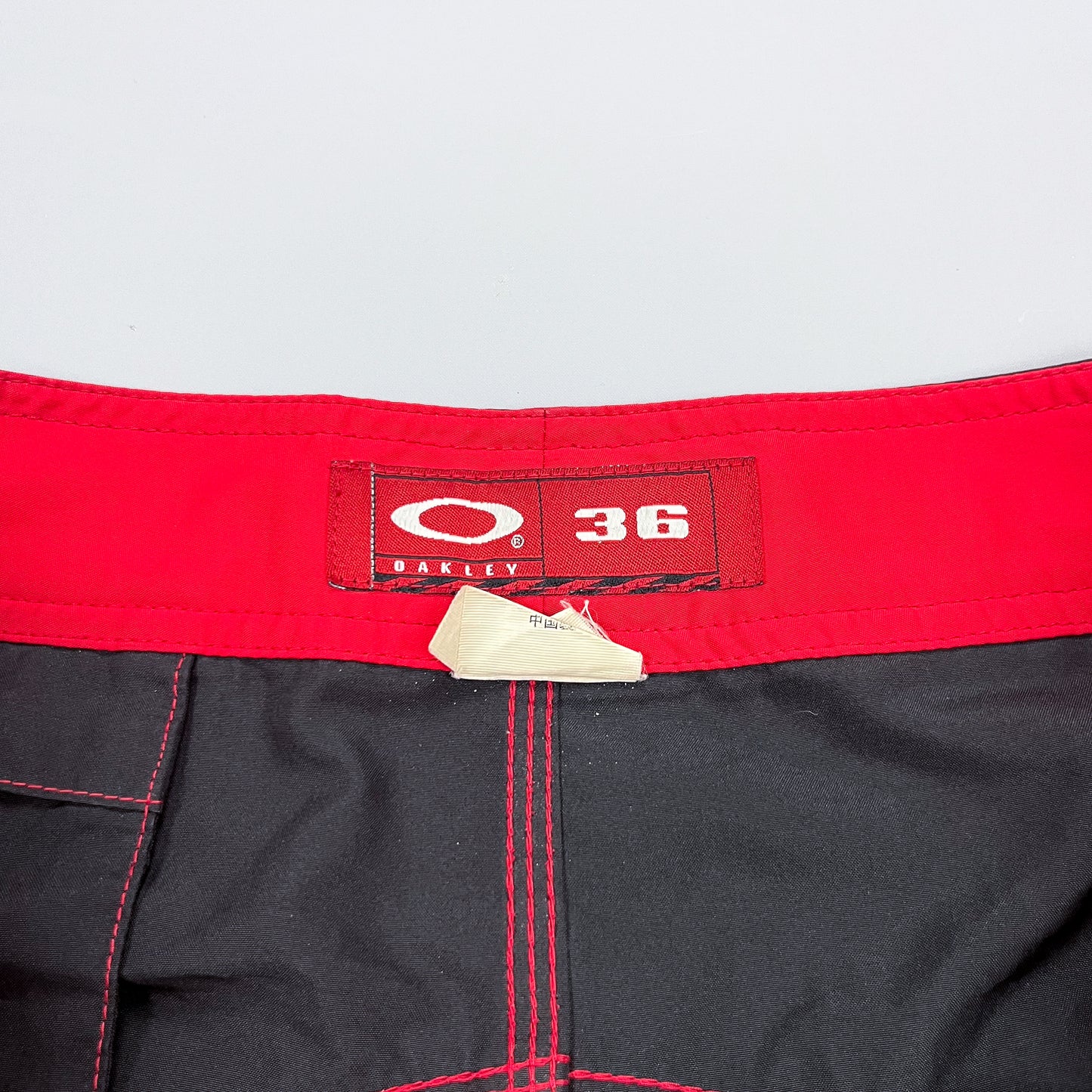 Oakley Early 2000's Flame Skull Board Shorts - Size: 36"