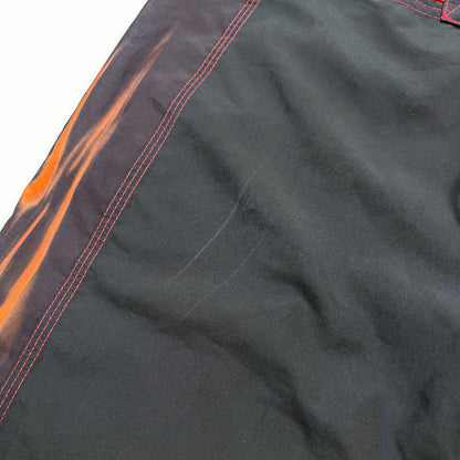 Oakley Early 2000's Flame Skull Board Shorts - Size: 36"