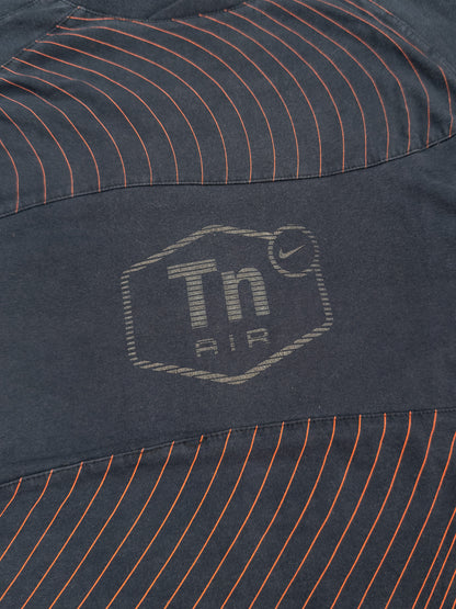 Nike Nike Air Max Plus Tuned Tn Printed Wave T-shirt - Black & Orange - Size: Small