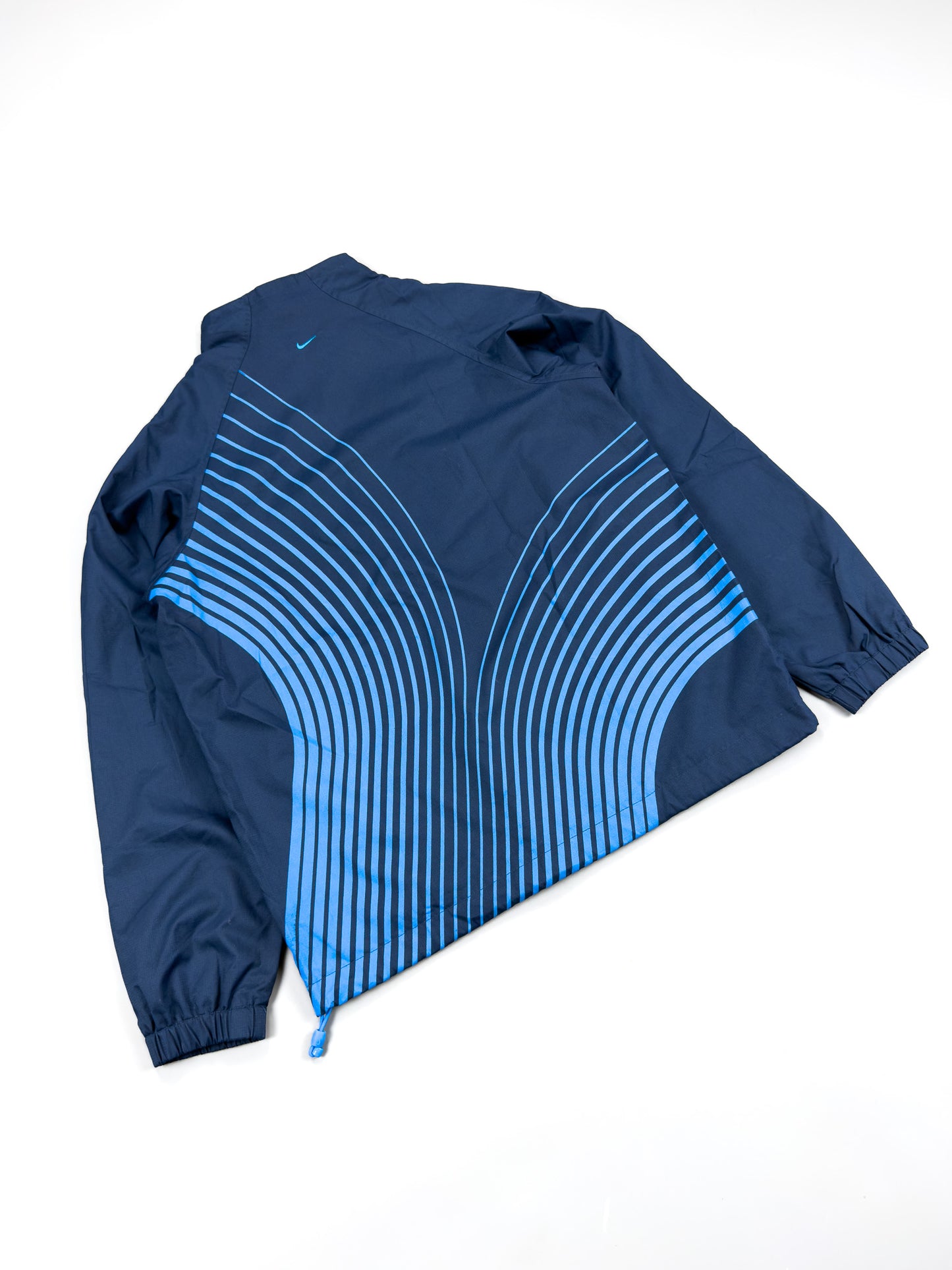 Nike Air Max Plus Tuned Tn 'Flow' Asymmetrical Zip Jacket - Navy / Blue - Size: Small