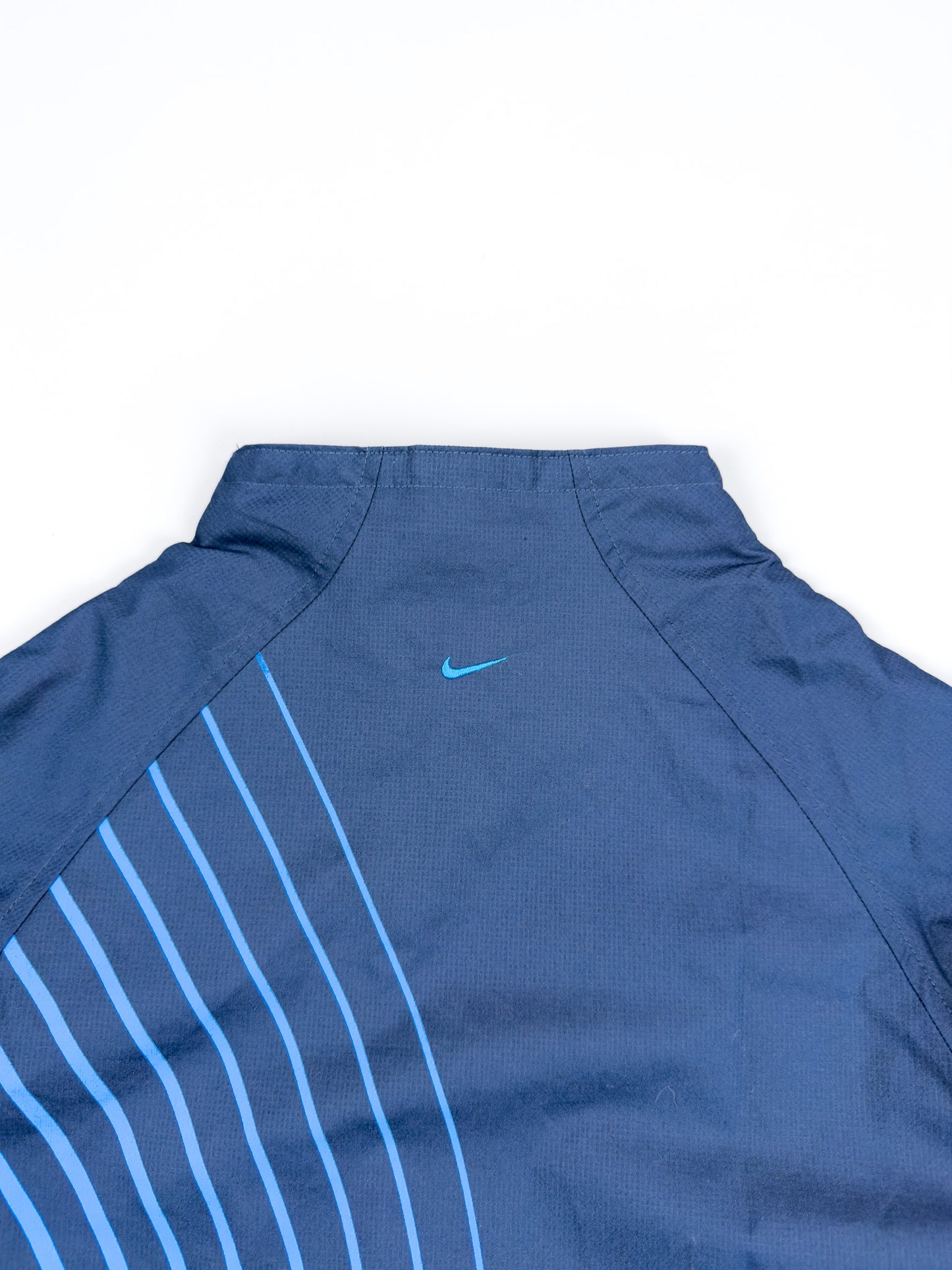 Nike Air Max Plus Tuned Tn 'Flow' Asymmetrical Zip Jacket - Navy / Blue - Size: Small