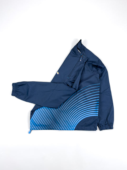 Nike Air Max Plus Tuned Tn 'Flow' Asymmetrical Zip Jacket - Navy / Blue - Size: Small