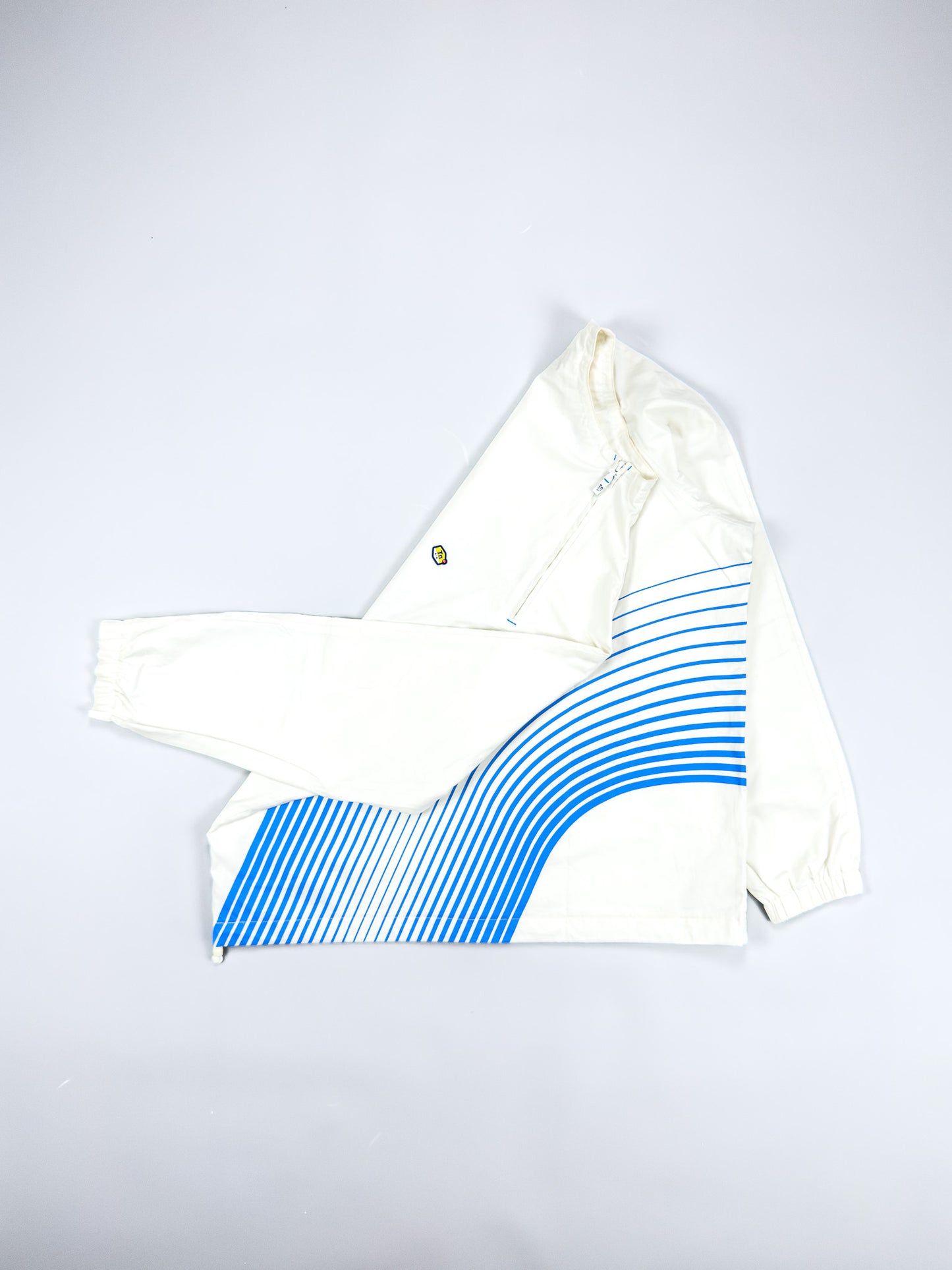 Nike Air Max Plus Tuned Tn 'Flow' Asymmetrical Zip Jacket - White / Blue - Size: XL