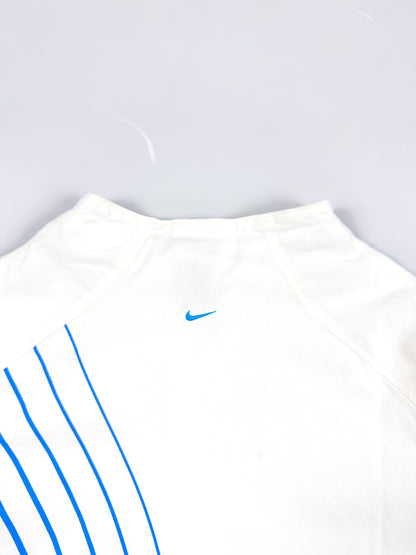 Nike Air Max Plus Tuned Tn 'Flow' Asymmetrical Zip Jacket - White / Blue - Size: XL