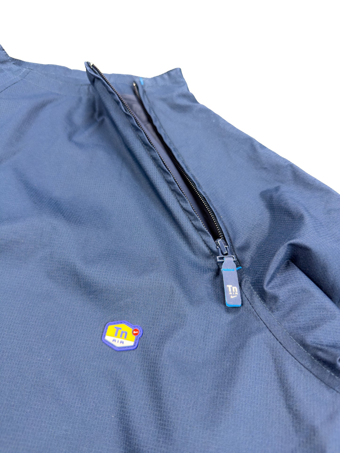 Nike Air Max Plus Tuned Tn 'Flow' Asymmetrical Zip Jacket - Navy / Blue - Size: Small