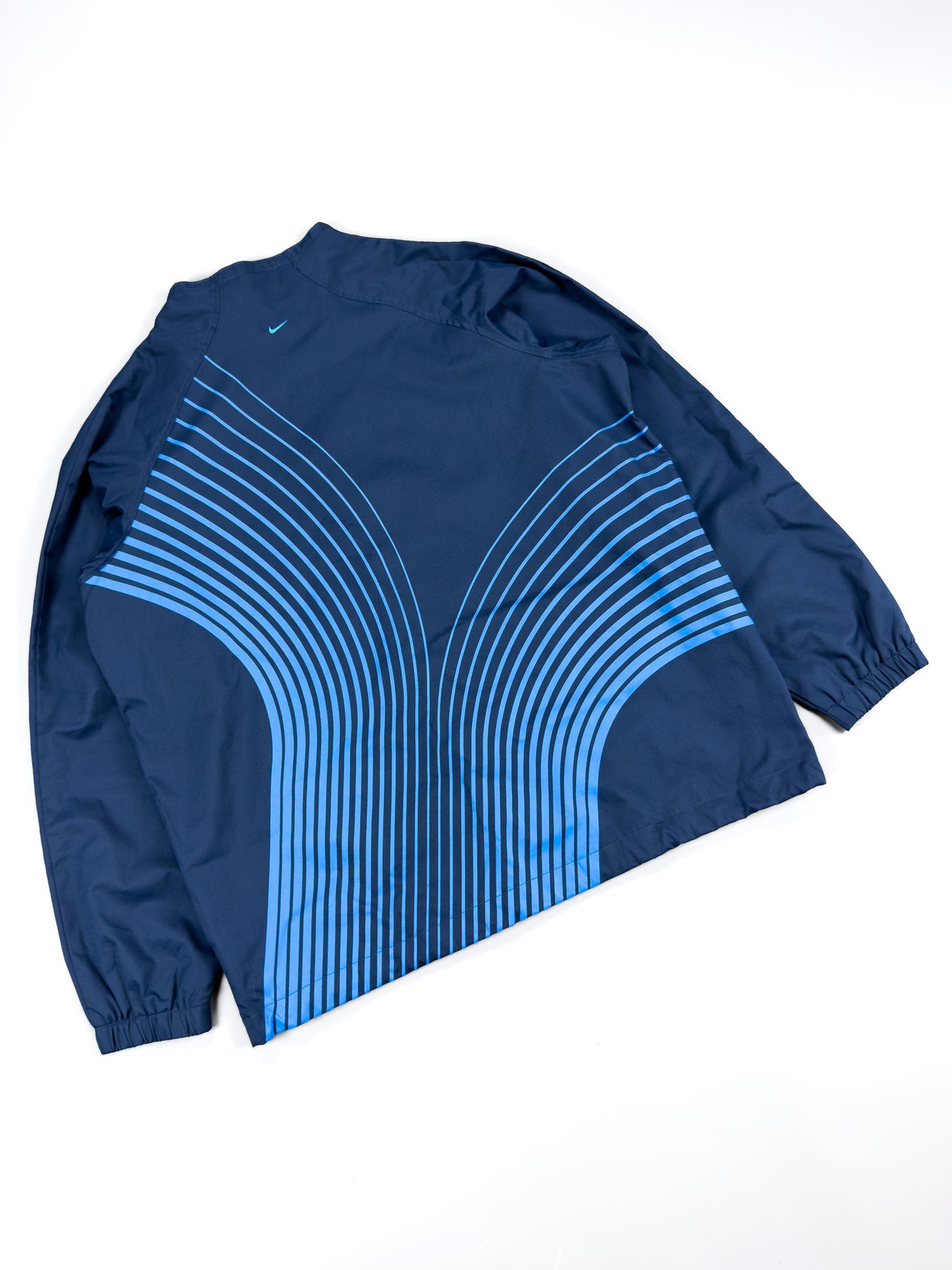 Nike Air Max Plus Tuned Tn 'Flow' Asymmetrical Zip Jacket - Navy / Blue - Size: XL