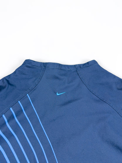 Nike Air Max Plus Tuned Tn 'Flow' Asymmetrical Zip Jacket - Navy / Blue - Size: XL