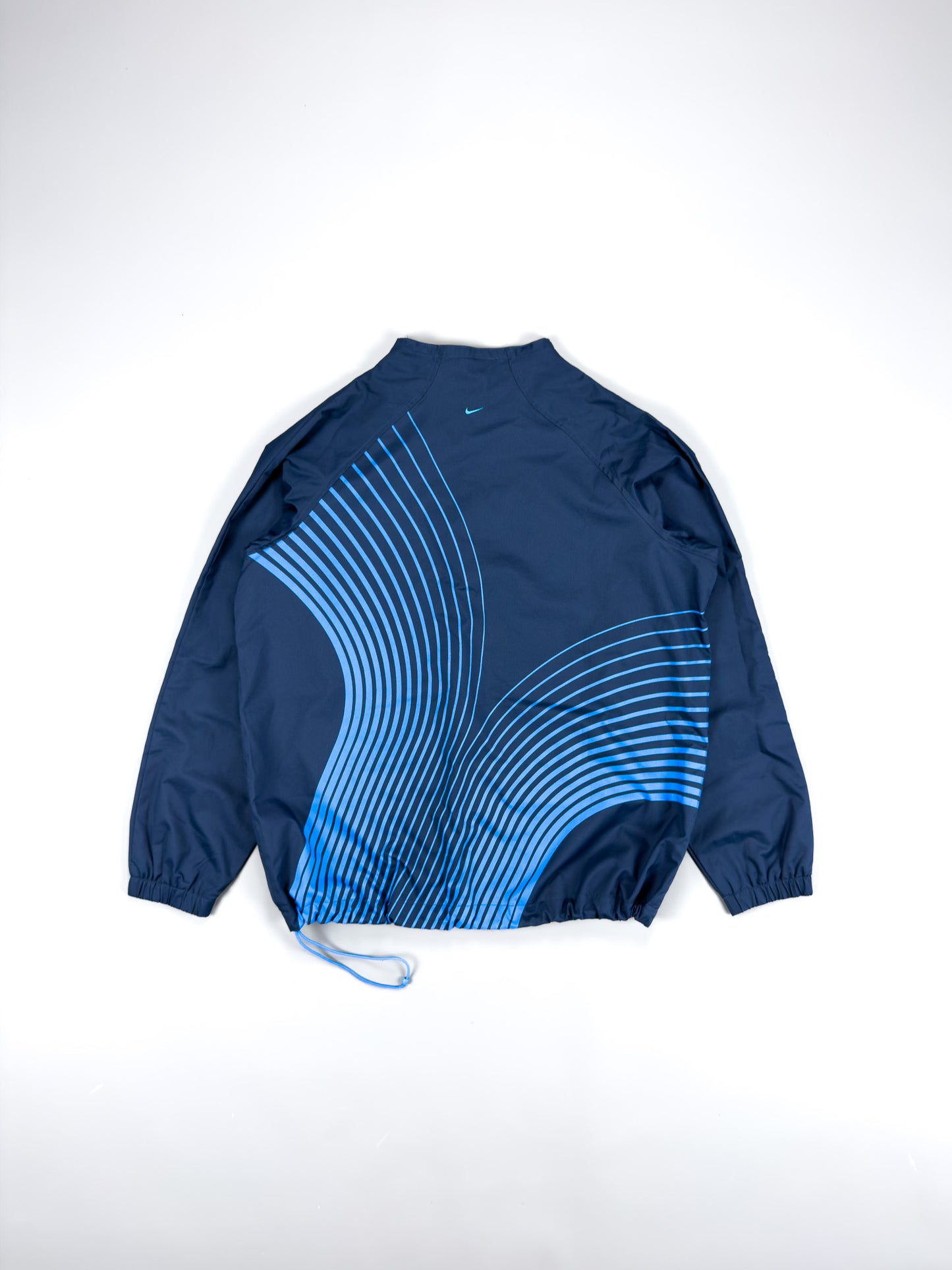 Nike Air Max Plus Tuned Tn 'Flow' Asymmetrical Zip Jacket - Navy / Blue - Size: XL