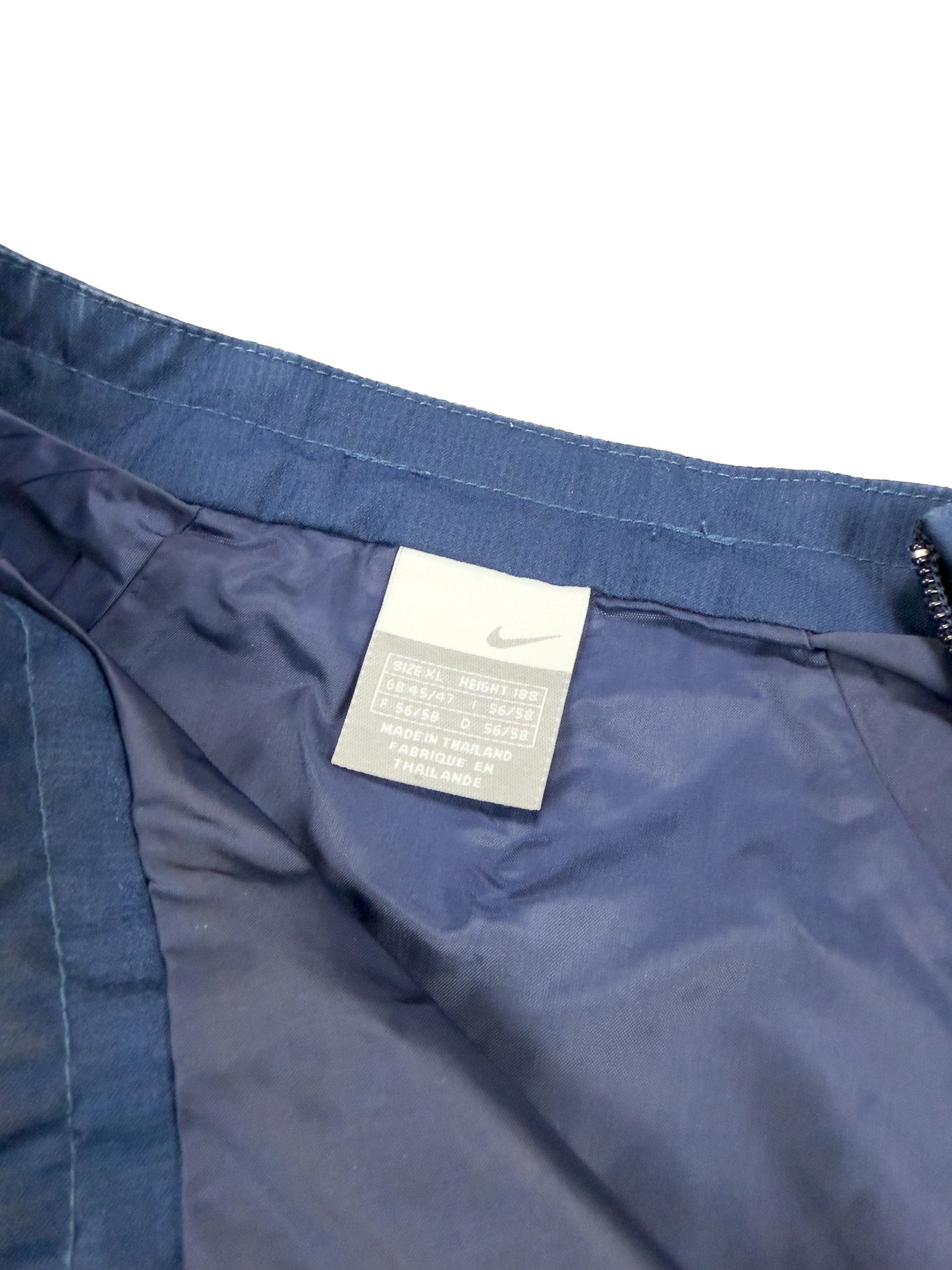 Nike Air Max Plus Tuned Tn 'Flow' Asymmetrical Zip Jacket - Navy / Blue - Size: XL