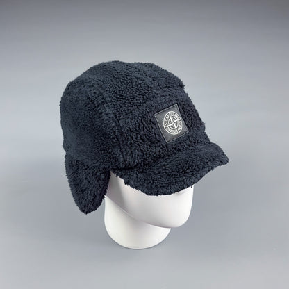 Stone Island Dog Ears 2 in 1 Metal Nylon Cap - Size: Medium