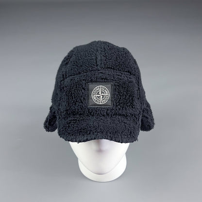 Stone Island Dog Ears 2 in 1 Metal Nylon Cap - Size: Medium