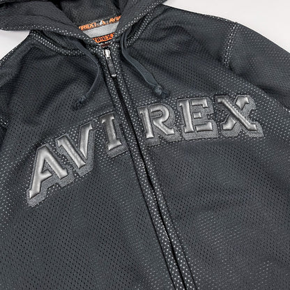 Avirex Mesh Fleece Zip Hoodie - Size: Medium