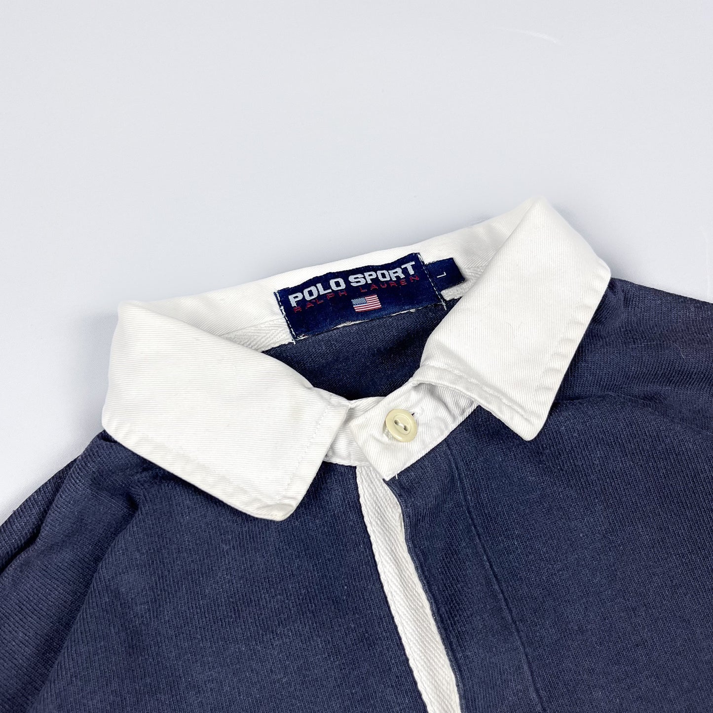 Polo Sport Ralph Lauren Spellout Rugby Shirt - Size: Large