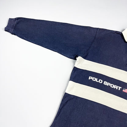 Polo Sport Ralph Lauren Spellout Rugby Shirt - Size: Large