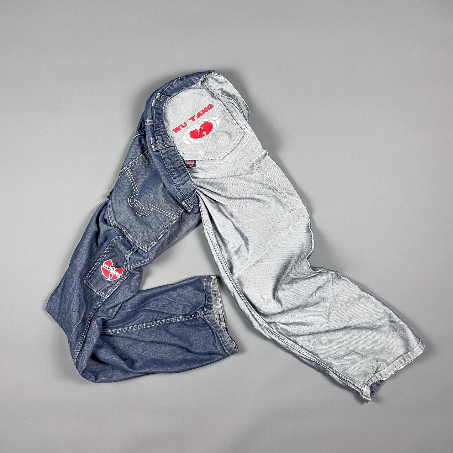 Wu Wear Wu Tang Reversible Baggy Jeans - Size: 33"