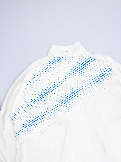 Nike Air Max Plus Nike Air Max Plus Tuned Tn7 Track / Tracksuit Jacket - White / Blue - Size: Medium