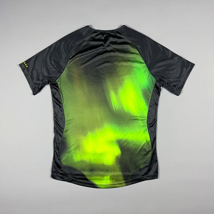 Oakley Green 'Aurora Borealis' T-shirt Jersey - Size: Large