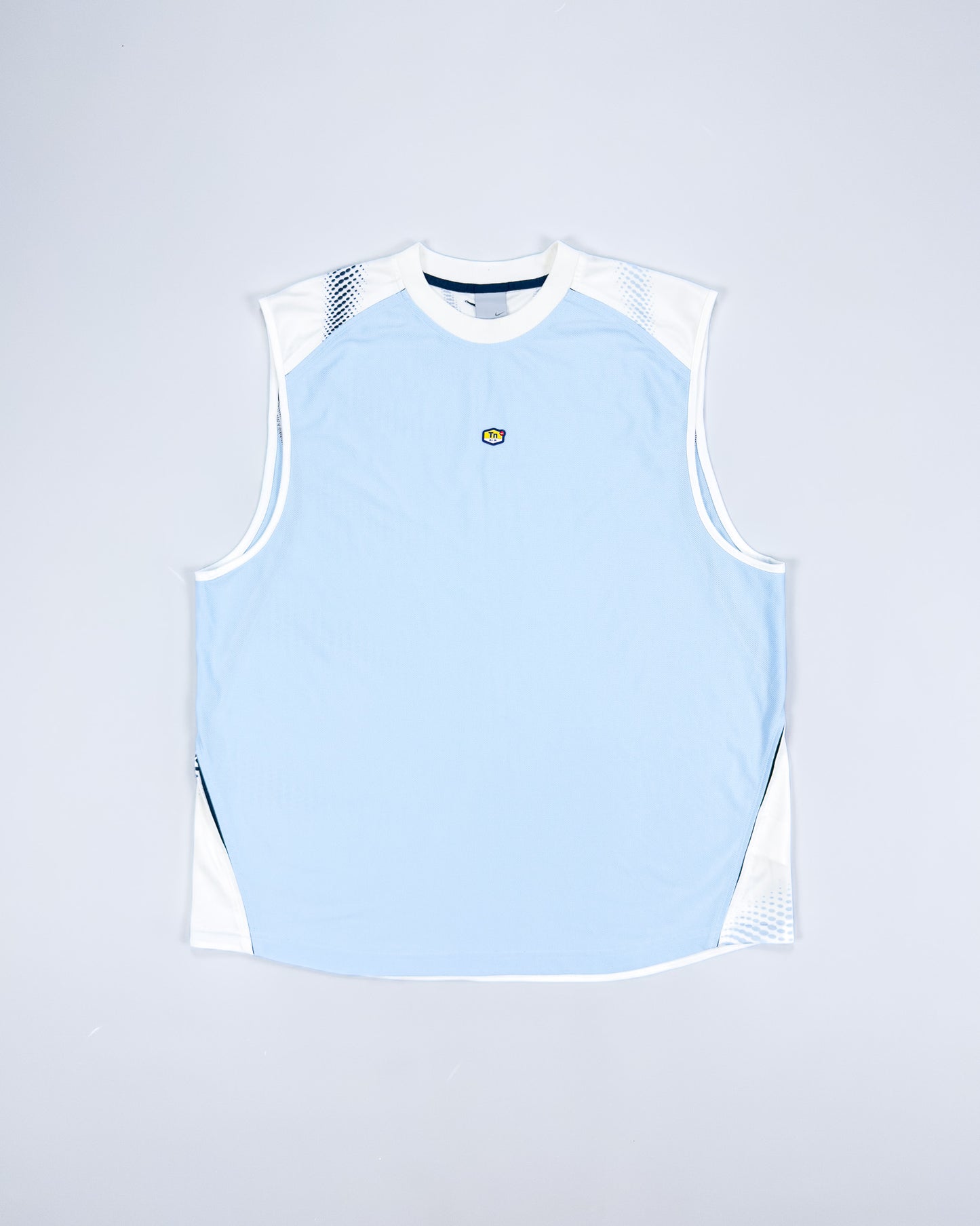 Nike Air Max Plus Tuned Tn 'Halftone Flow' Vest - White/Blue - Size: XXL