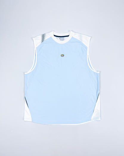 Nike Air Max Plus Tuned Tn 'Halftone Flow' Vest - White/Blue - Size: XXL