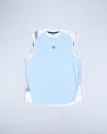 Nike Air Max Plus Tuned Tn 'Halftone Flow' Vest - White/Blue - Size: Medium