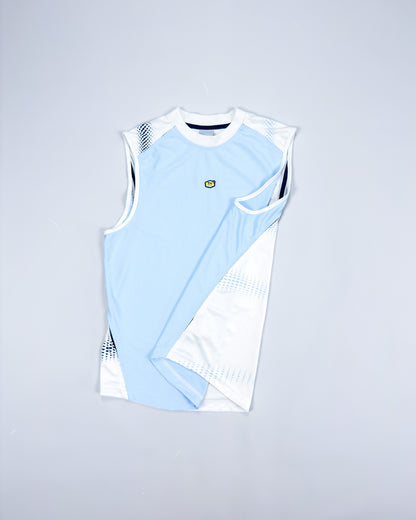 Nike Air Max Plus Tuned Tn 'Halftone Flow' Vest - White/Blue - Size: Medium