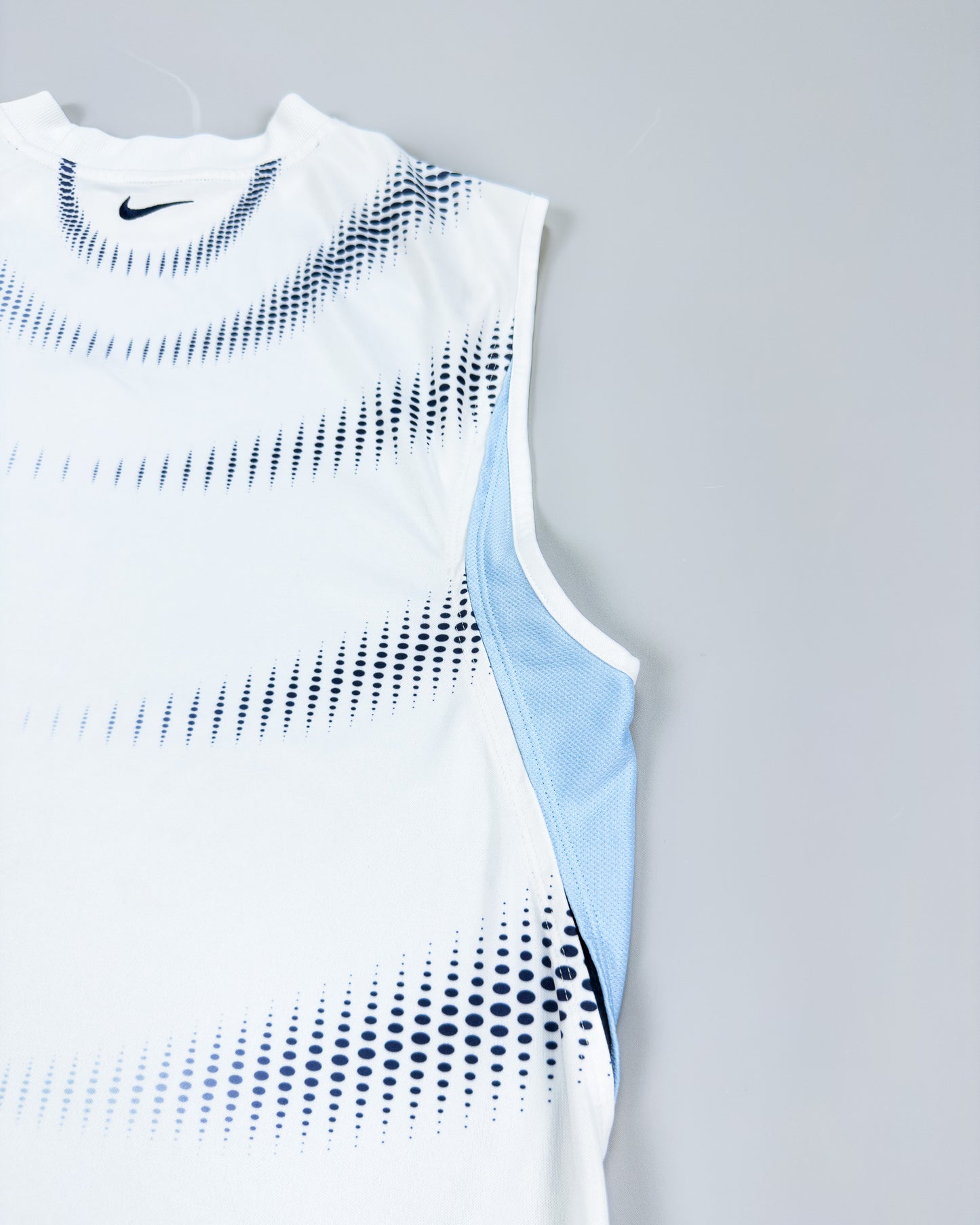 Nike Air Max Plus Tuned Tn 'Halftone Flow' Vest - White/Blue - Size: Medium