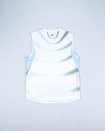 Nike Air Max Plus Tuned Tn 'Halftone Flow' Vest - White/Blue - Size: Medium