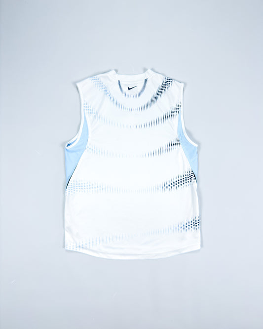Nike Air Max Plus Tuned Tn 'Halftone Flow' Vest - White/Blue - Size: Medium