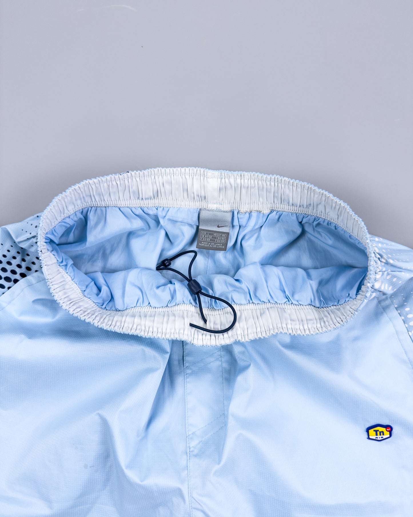 Nike Air Max Plus Tuned Tn 'Halftone Flow' Shorts - Blue/White - Size: Large