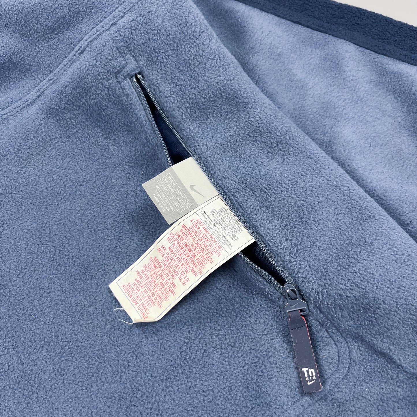 Nike Air Max Plus Tuned Tn Reversible 1/4 Zip Fleece Jacket - Early 2000's - Size: Medium