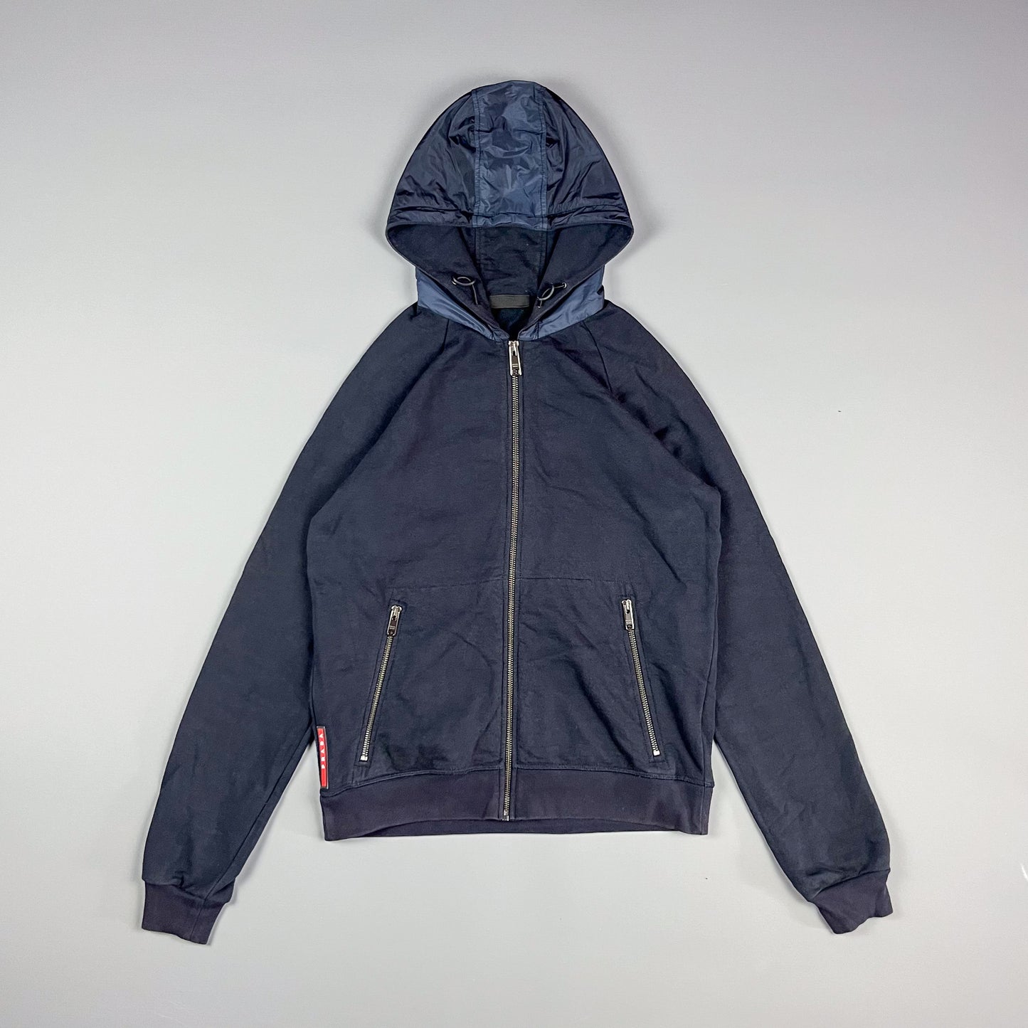 Prada Full Zip Hoodie - Size: Small