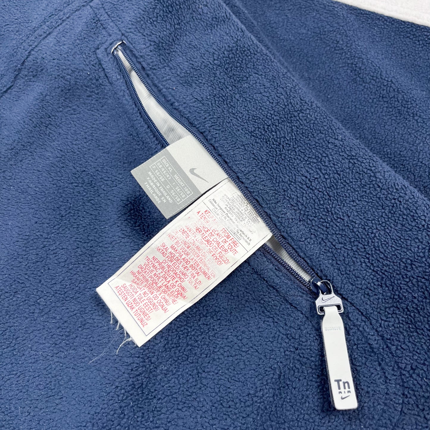 Nike Air Max Plus Tuned Tn Reversible Fleece 1/4 Zip Jacket - Early 2000's - Size: XL