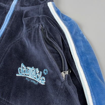 Southpole Velour Tracksuit - Size: Medium