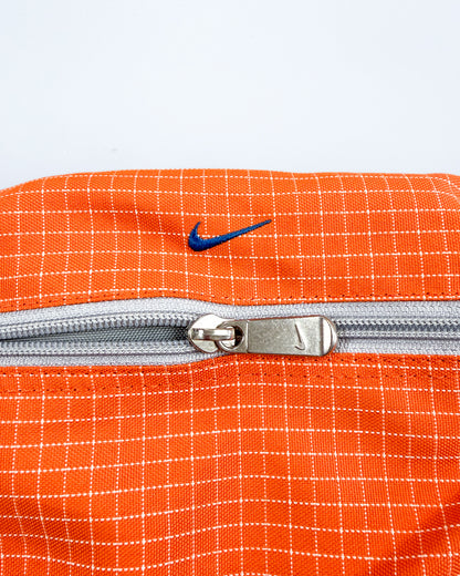 Nike x Maruem Early 2000's Vintage Rip-Stop Sling / Side / Cross Body Bag - Orange/Grey/Blue