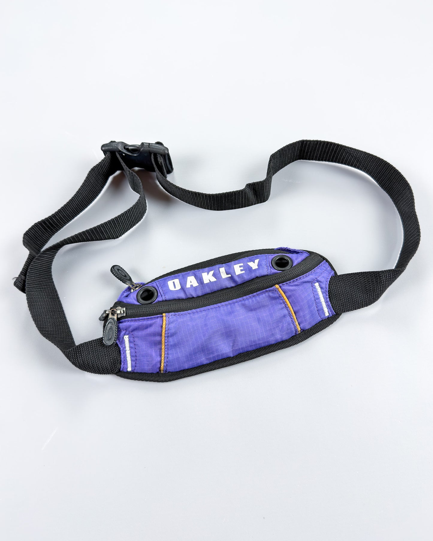 Oakley Early 2000's Japan Exclusive Small Side / Crossbody / Waist Bag - Purple/White/Black