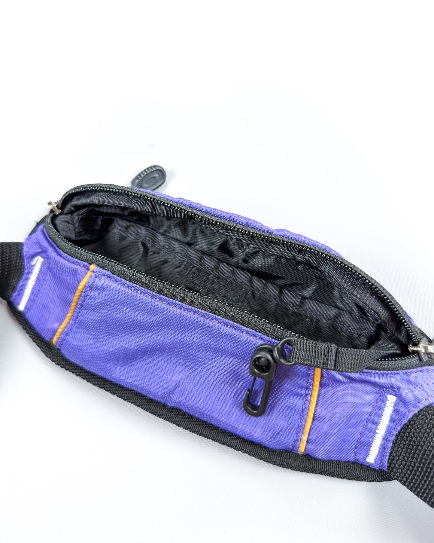 Oakley Early 2000's Japan Exclusive Small Side / Crossbody / Waist Bag - Purple/White/Black