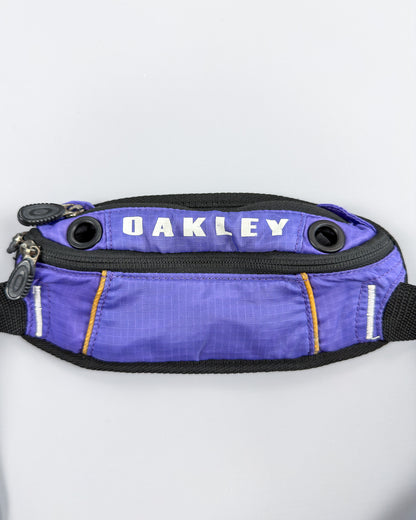 Oakley Early 2000's Japan Exclusive Small Side / Crossbody / Waist Bag - Purple/White/Black