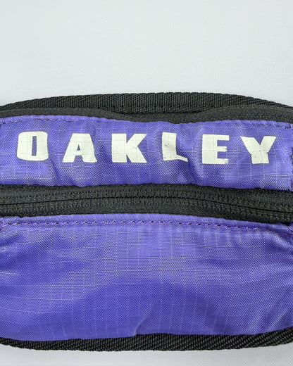 Oakley Early 2000's Japan Exclusive Small Side / Crossbody / Waist Bag - Purple/White/Black