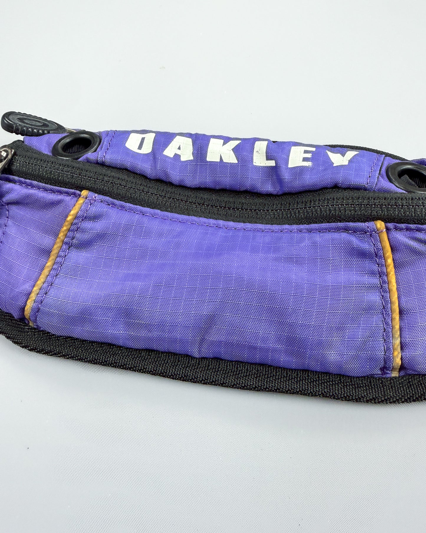 Oakley Early 2000's Japan Exclusive Small Side / Crossbody / Waist Bag - Purple/White/Black