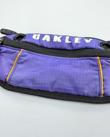Oakley Early 2000's Japan Exclusive Small Side / Crossbody / Waist Bag - Purple/White/Black