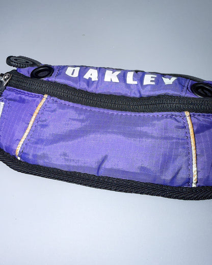 Oakley Early 2000's Japan Exclusive Small Side / Crossbody / Waist Bag - Purple/White/Black