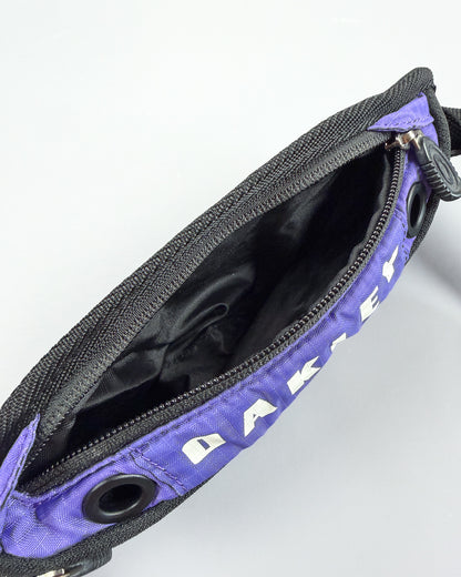 Oakley Early 2000's Japan Exclusive Small Side / Crossbody / Waist Bag - Purple/White/Black