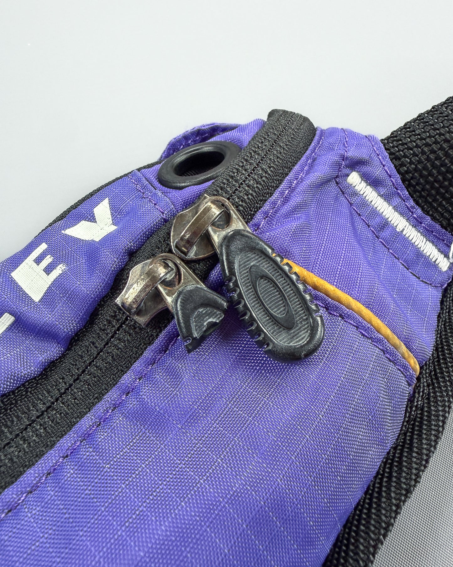 Oakley Early 2000's Japan Exclusive Small Side / Crossbody / Waist Bag - Purple/White/Black