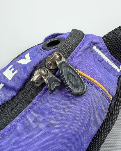 Oakley Early 2000's Japan Exclusive Small Side / Crossbody / Waist Bag - Purple/White/Black