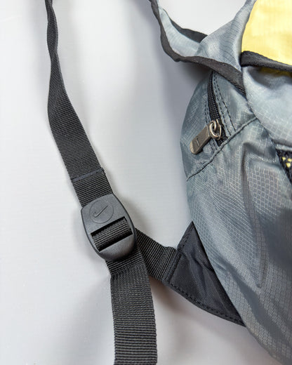Nike Script Early 2000's Small Backpack - Grey/Yellow