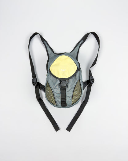 Nike Script Early 2000's Small Backpack - Grey/Yellow