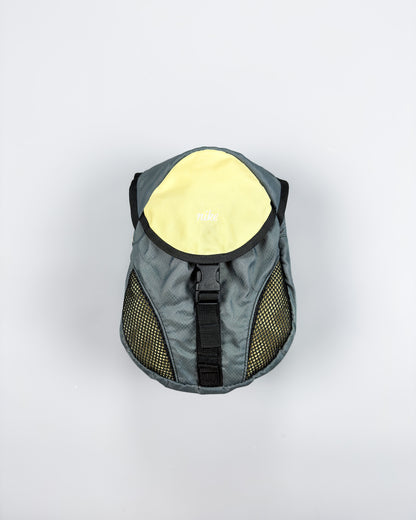 Nike Script Early 2000's Small Backpack - Grey/Yellow