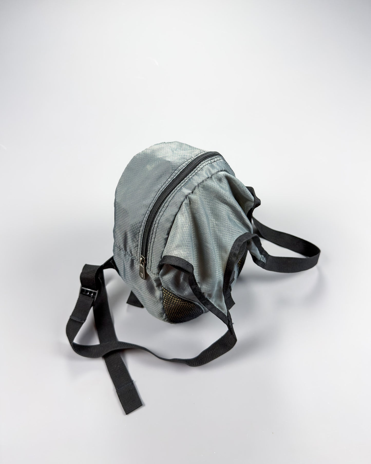 Nike Script Early 2000's Small Backpack - Grey/Yellow
