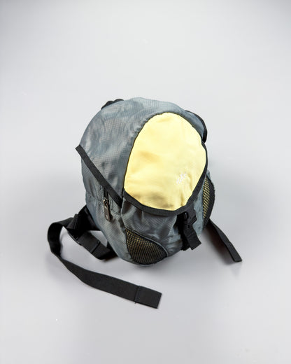 Nike Script Early 2000's Small Backpack - Grey/Yellow